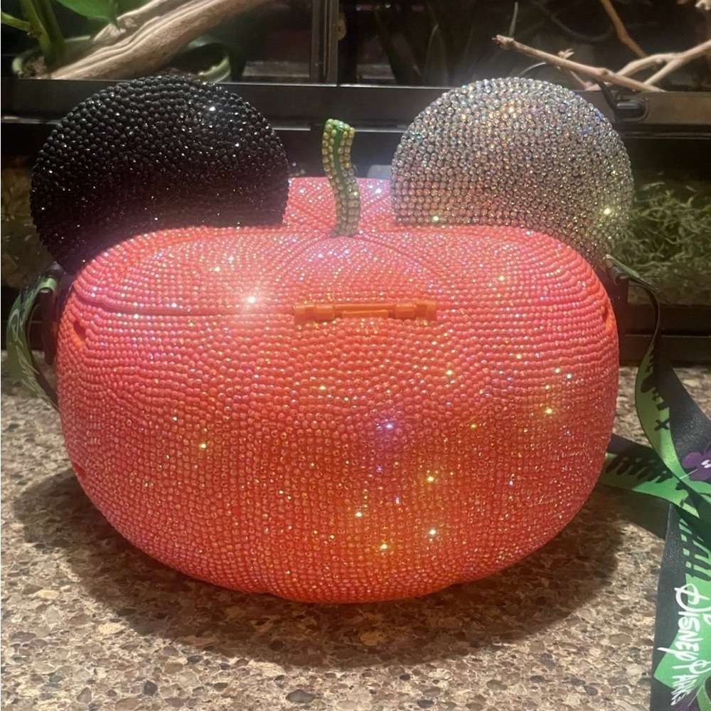 One of a kind* Disney parks popcorn bucket hand bedazzled - Picture 4 of 5